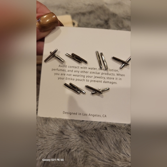 Ettika #5 Stackable 3pc Rings 18K Plated NWT - Picture 6 of 6